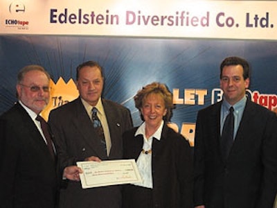 In lieu of sending greeting cards, Edelstein Diversified Co. Ltd. (Montreal, Quebec, Canada) has made a holiday donation to The