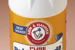 Church & Dwight's complex, two-layer top label deftly balances high-speed application, consumer convenience and food-grade TE re