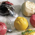 Crown Candy's new horizontal flow wrapper seals large, flat-bottomed bon bons with a seam on the bottom.