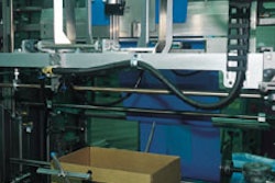 In this automated bag-inserting machine, nearly 60 devices communicate with their master PLC via a fieldbus instead of through t