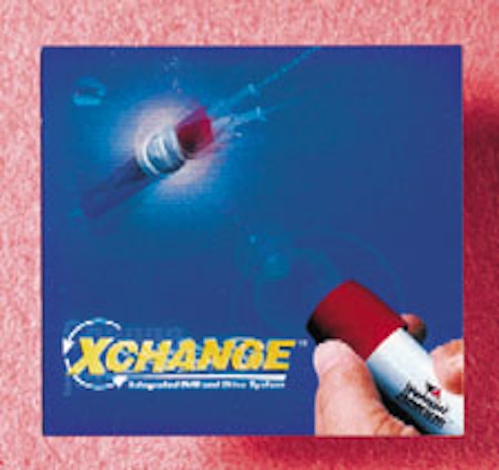 Embedded with 30 images, this lenticular p-s label is an eye-riveting visual aid on Vermont American's packages for its new Xcha