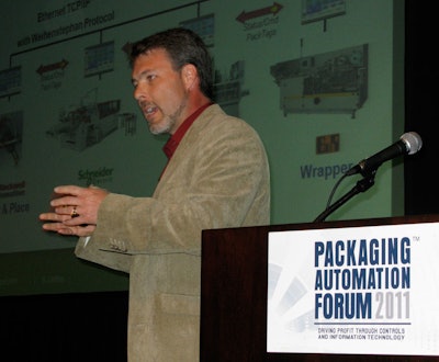 PackML's potential. Bryan Griffen, global automation and engineering manager at Nestle, told PAF attendees that broader acceptan