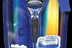 Procter & Gamble rely on holography to give their Fusion Proglide package some powerful shelf impact