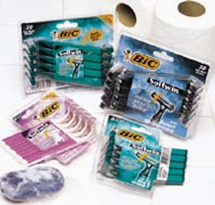 A special pull-tab on the back of the blister permits easy opening with three-side perforating of the blister. The blister also