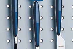 On the back of the sleeve, a nearly undetectable electromagnetic wire is automatically applied near the seam. This theft-protect