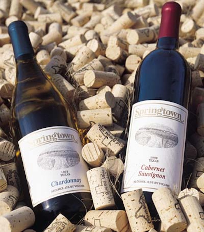 Buena Vida's redesigned pressure-sensitive label (above) has a cleaner look than its previous glue-applied label. The winery's n