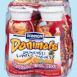 While Kellogg's Snack'Ums are aimed at kids age 8 to 12 (above), Dannon's new drinkable yogurt (left) is for the 3- to 8-year-ol