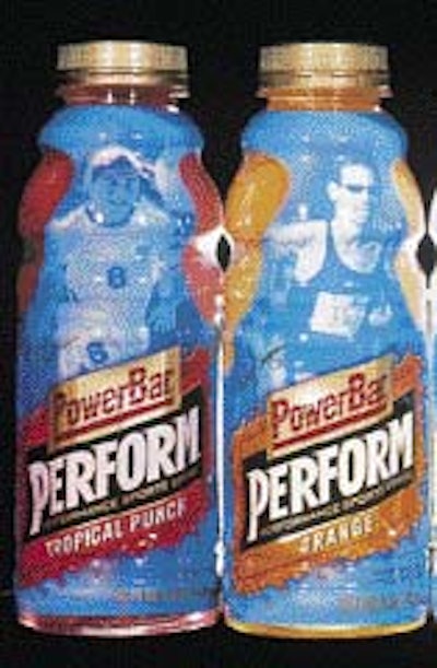 PowerBar uses a full wraparound label with high-quality graphics and product information.