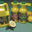 The innovative corrugated display holding 12 bottles of ReaLemonade concentrate is made of single-wall corrugated, but it offers