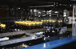 The automatic shrink bundler produces multipacks in unsupported film or in overwrapped trays