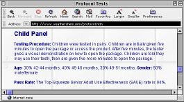 Ease of navigation makes quick work of evaluating stretch wrapping equipment at Orion?s site (above). Actual test protocols used