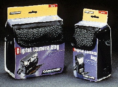 S leeves for digital camera bags (left) allow consumers easy access inside the bag and highlight how the bag should be used. ca