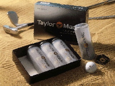 Taylor Made?s Moisture Block? sleeve is said to protect golf balls from absorbing moisture, which causes velocity loss in the b