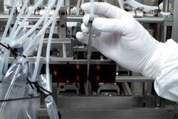 Single-use dosing. GSK's system is equipped with peristaltic pumps for biopharma products and processing highly active substance