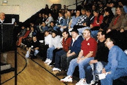 After a devastating fire that completely wiped out its plant, Pretzels Inc. management held periodic meetings like this one to u