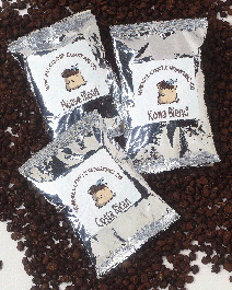 Kyle McMullen (above), president of Newhall Coffee Roasting Company, also serves as packaging engineer and machine operator for