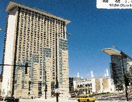 Adjacent to McCormick Place is the new Hyatt Hotel