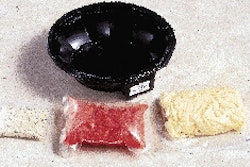 A footed bowl allows each of the four Hot Bowls varieties to stand and display nicely. Inside are all the components necessary,