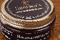 Consumers can see the shoe polish through this clear PET container. Cream deodorant (below left) is dispensed from this novel co