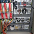 Servo look. Servo technology, much of it represented in this control cabinet, simplifies machine building and installation.