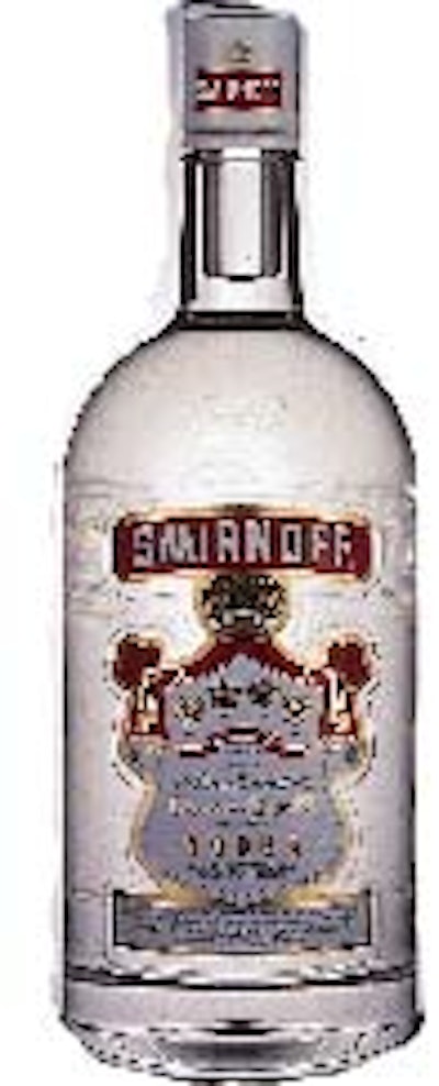 smirnoff plastic bottle