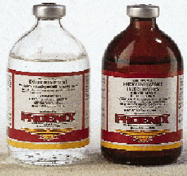 The rubber-stoppered and aluminum-crimped 100-mL glass bottles are sold under Phoenix?s own label as well as that of its distrib