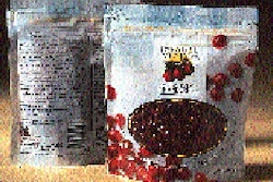 Seven-color gravure printing and designer graphics give the Decas pouch an upscale look