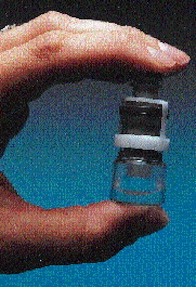 Plastic closure components, like those on this Prin two-part container from Merck, may require more back-up data from suppliers