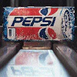 On their way to palletizing, 12-packs of Pepsi are gently conveyed on two tracks of coated plastic chain (above). When packs bac