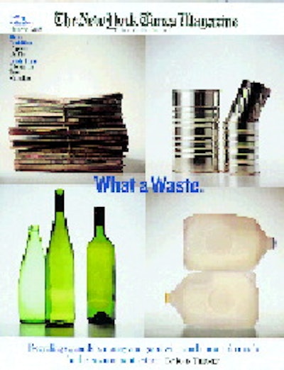 The recycling story by staff writer John Tierney consumed the cover and more than 10 pages in The New York Times Magazine, for S