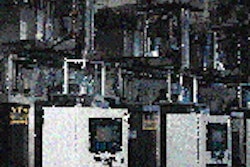 Each vf/f/s machine is paired with a volumetric cup filler to crank out bags of berries at about 40/min