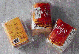 Ener-G Foods is phasing out the package on the far left, produced from rollstock on a thermoform/seal machine, in favor of the