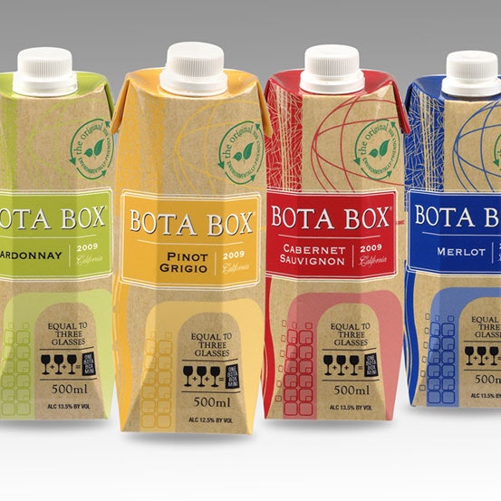 New 500 mL wine carton aimed at active modern lifestyle