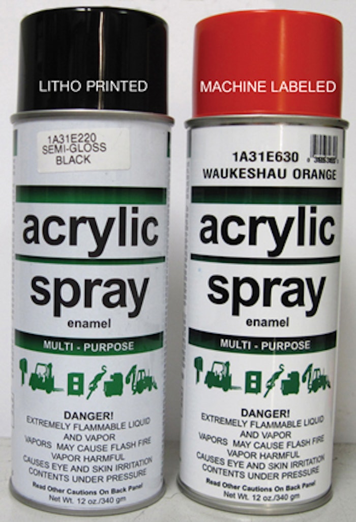 VERSATILE PRINTING. Variable label information is printed on demand so no additional stickers need to be manually applied to the