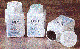 Sandoz has introduced its sensitive Lescol heart medication capsules in light-protective two-layer coextruded bottles