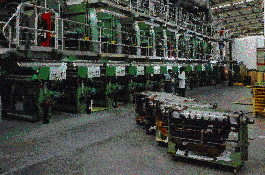 This $5-million gravure press has 10 stations for a variety of printing requirements.