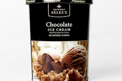 SHAPELY DESIGN. Safeway Foods has brought a distinctive shape to the table in the new design for its ice cream containers. Custo