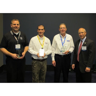 Mike Knecht, ID Technology; John Hodge, Brenton Engineering; David Roberts, Fowler Products; Mark Anderson, Pro Mach.