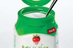 Spoonable sweetener. Spoonable, stackable, appealing on shelf, comfortable to the hand--these are just a few attributes designed