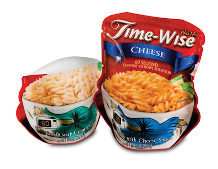 Pasta Bowl Pouch Delivers Heat And Eat Convenience Packaging World