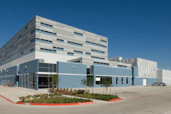 GREENFIELD PLANT. Accredo's new 200,000-sq-ft greenfield plant in Sugar Land, TX, is designed and built to LEED certification s