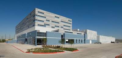 GREENFIELD PLANT. Accredo's new 200,000-sq-ft greenfield plant in Sugar Land, TX, is designed and built to LEED certification s