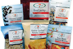 GROWING LINE. Packaging convenience and graphic consistency play big roles in the continuing growth of 7-Eleven's private-label