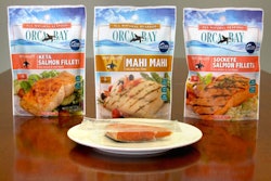 FAULTLESS PREP. Orca Bay redesigned its frozen seafood packaging to include two varieties of vacuum-packaging steam technology--