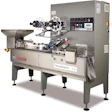 HIGH-SPEED. Each flow wrapper delivers 1,000 pieces/min. (above).