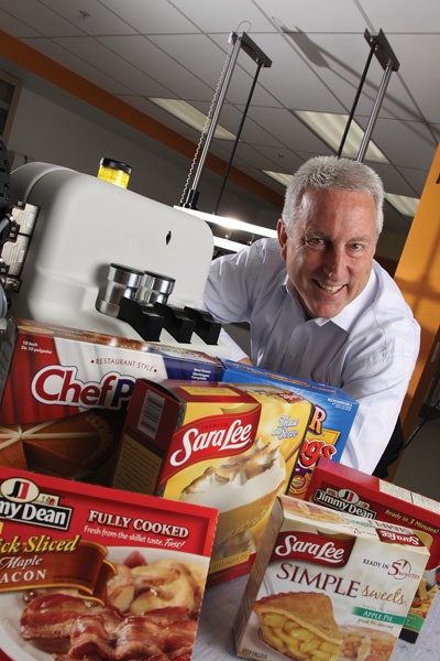 ICONIC BRANDS. Glenn Ventrell oversees the development of food packaging for all of Sara Lee's North American business, includi