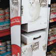SPACE-EFFICIENT. The carrying case was designed to hang flat on a fixture attached to the gondola display at point-of-purchase a