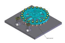 With individually driven servo bottle turning plates, containers remain precisely controlled and both bottle and label size and