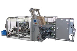 The 18-axis Douglas Invex® case packer is compact and runs at up to 17 cpm.