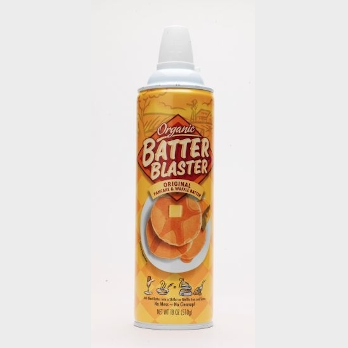 Spray Can Pancake Batter Is A Blast Packaging World Recipe is on the back of your flour pack. spray can pancake batter is a blast